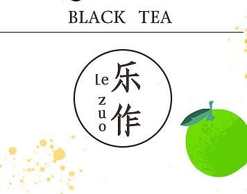 袋裝茶葉不干膠標簽-水果茶不干膠標貼設計案例